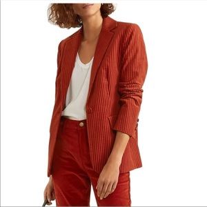 Frame striped corduroy blazer